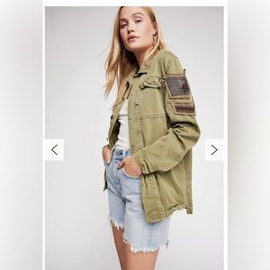 Free People Military Jacket